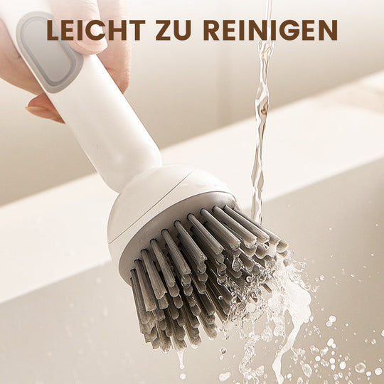 🍳 50% RABATT! 🧽 Drehbare Reinigungsbürste mit Langem Griff – Gründlich, Rückenfreundlich &amp; Für Töpfe/Geschirr 💦