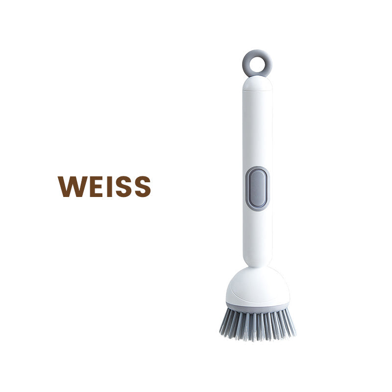 🍳 50% RABATT! 🧽 Drehbare Reinigungsbürste mit Langem Griff – Gründlich, Rückenfreundlich &amp; Für Töpfe/Geschirr 💦