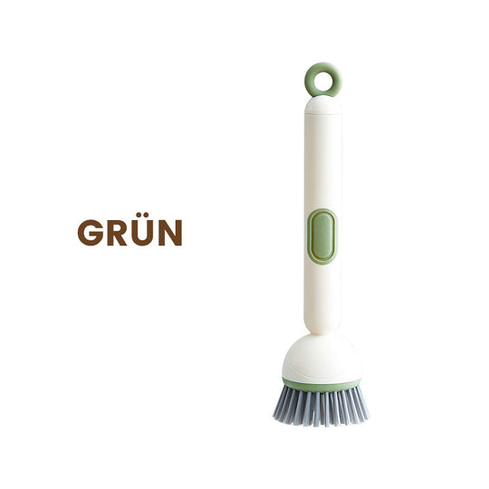 🍳 50% RABATT! 🧽 Drehbare Reinigungsbürste mit Langem Griff – Gründlich, Rückenfreundlich &amp; Für Töpfe/Geschirr 💦