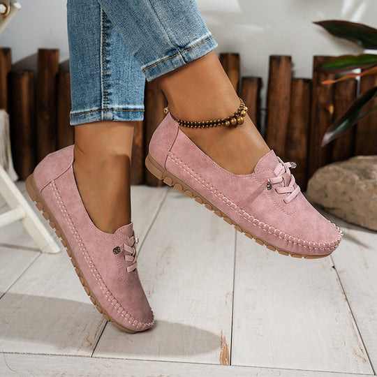 🎉 Neujahrsgeschenk – 50% RABATT!👟 Damen Bequeme Casual Loafers: Weiches PU-Leder + Rutschfeste Sohle – Perfekt zu jedem Outfit &amp; für jeden Tag!