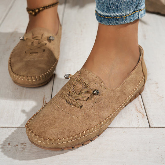 🎉 Neujahrsgeschenk – 50% RABATT!👟 Damen Bequeme Casual Loafers: Weiches PU-Leder + Rutschfeste Sohle – Perfekt zu jedem Outfit &amp; für jeden Tag!