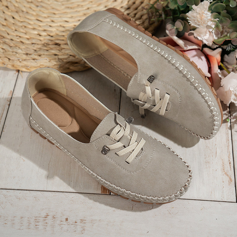 🎉 Neujahrsgeschenk – 50% RABATT!👟 Damen Bequeme Casual Loafers: Weiches PU-Leder + Rutschfeste Sohle – Perfekt zu jedem Outfit & für jeden Tag!