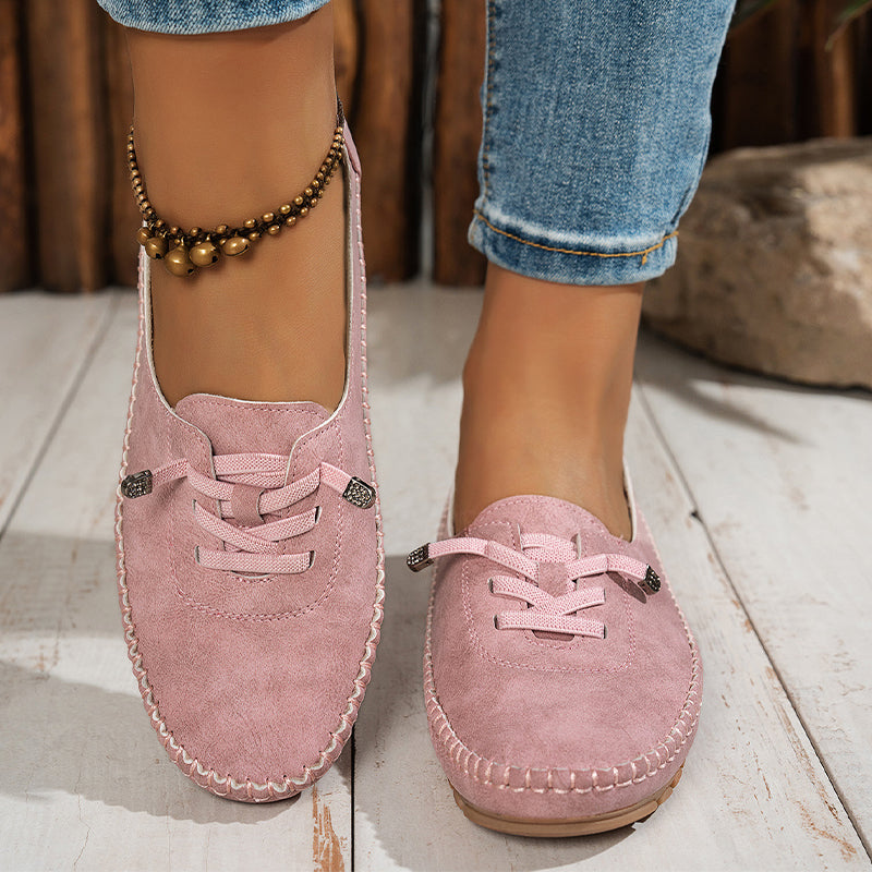 🎉 Neujahrsgeschenk – 50% RABATT!👟 Damen Bequeme Casual Loafers: Weiches PU-Leder + Rutschfeste Sohle – Perfekt zu jedem Outfit &amp; für jeden Tag!