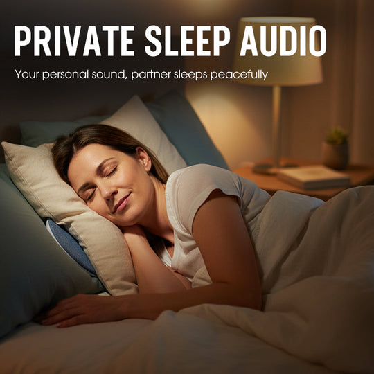 💤🛏️ Schlafkissen-Lautsprecher mit 50% RABATT! 🔊🎵 Schlankes 12mm Design für Privataudio &amp; 7 Tage Akkulaufzeit