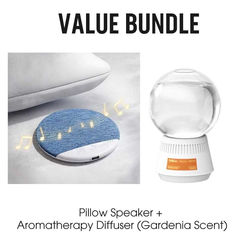 Kompakter Kissen-Lautsprecher mit Bluetooth – Klarer Klang für entspanntes Einschlafen 🌙🔊