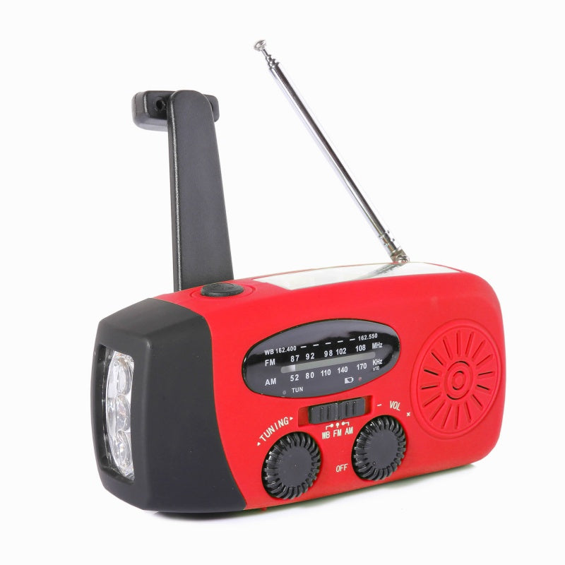 📻 50% RABATT! ⚡ Solar-Kurbel Notfallradio – Mit Powerbank, Wetteralarm, USB &amp; 7 Tage Akku für Outdoor &amp; Krise 🌧️
