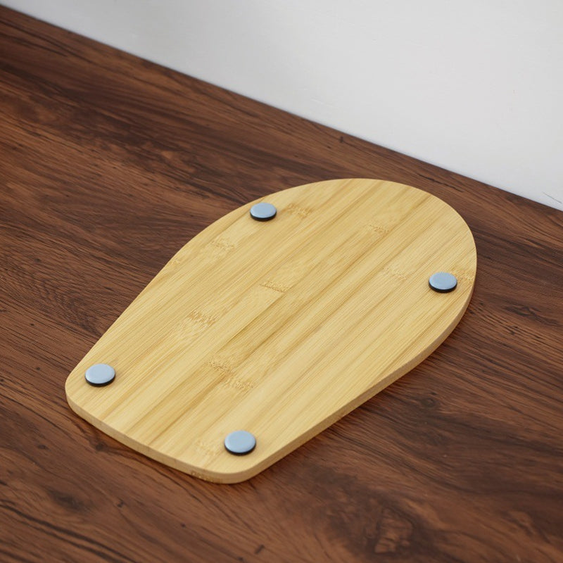 Mühelos bedienbare Schiebeablage aus Holz für Mixer