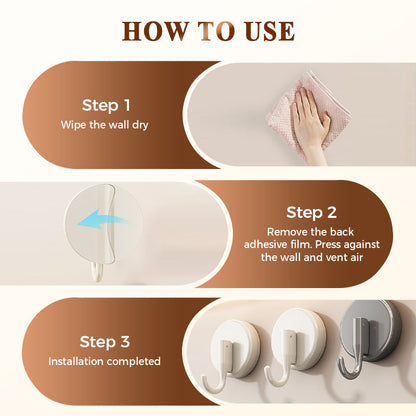 🏠✨Saugnapfhaken – kein Bohren, keine Spuren hinterlassen & wiederverwendbar