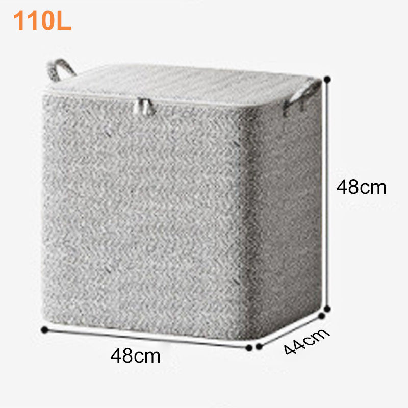 📢 50 % de réduction ! Boîte de Rangement Extra-Large avec Couvercle – 110L à 220L, Idéale pour Couettes, Vêtements &amp; Jouets ! 🛏️🧺✨