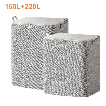 📢 50 % de réduction ! Boîte de Rangement Extra-Large avec Couvercle – 110L à 220L, Idéale pour Couettes, Vêtements & Jouets ! 🛏️🧺✨