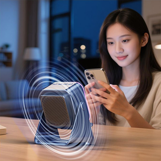 💎 49% OFF 5-IN-1 WIRELESS SPEAKER STAND! 💎 Induction Audio, Phone Holder &amp; Ambient Light
