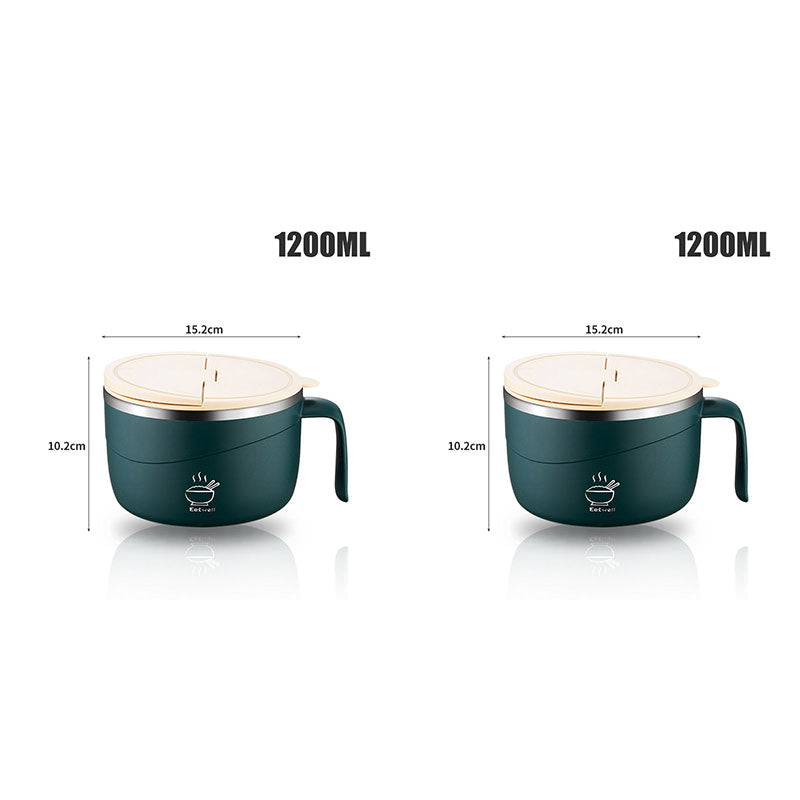 ⏰Letzte 4 Stunden Angebot: 50 % sparen🔥304 Edelstahl isolierte Ramen-Schüssel