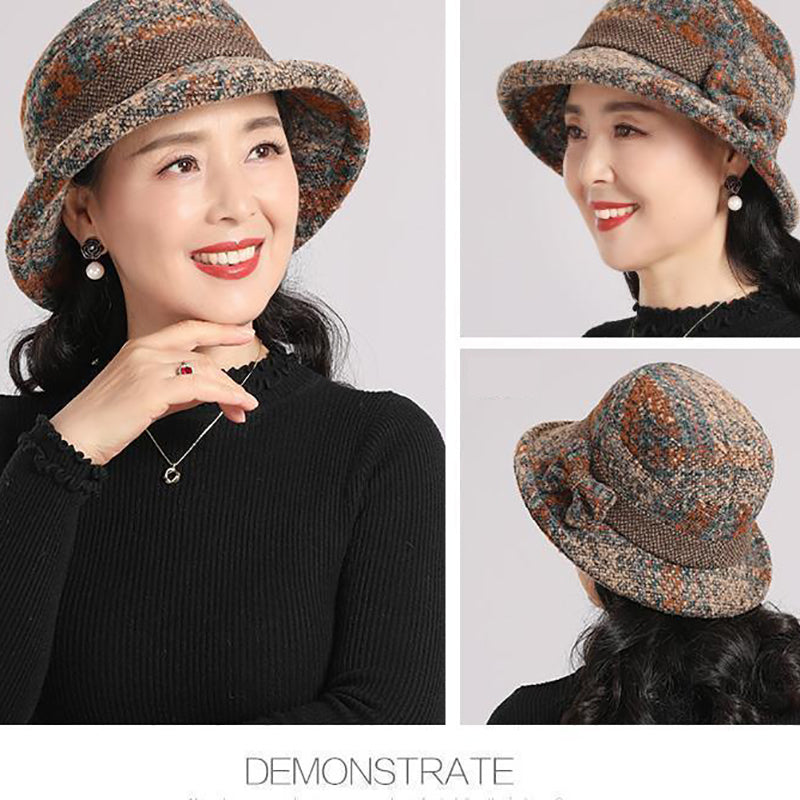 Damen Hut für Herbst &amp; Winter – Warmes Wollmaterial, bequem &amp; alltagstauglich 🍁❄️