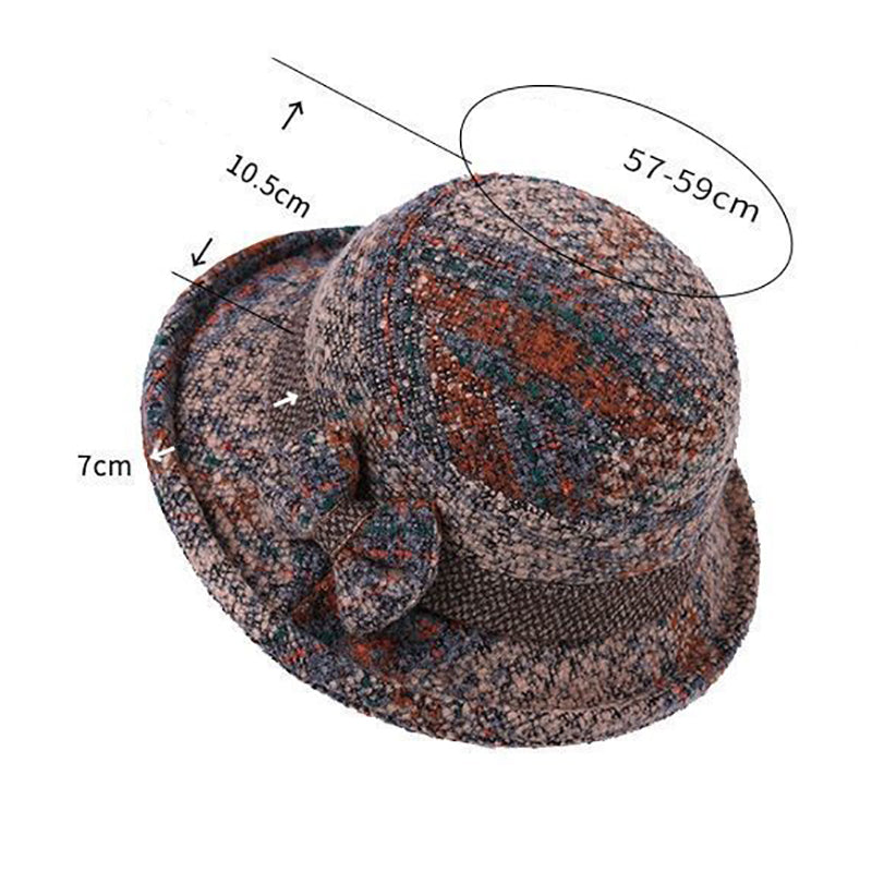 Damen Hut für Herbst &amp; Winter – Warmes Wollmaterial, bequem &amp; alltagstauglich 🍁❄️