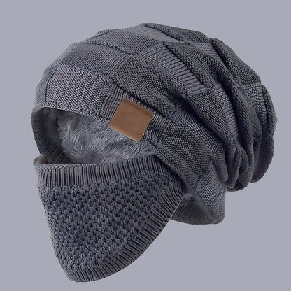 Winter Warm Beanie Hat with Face Cover