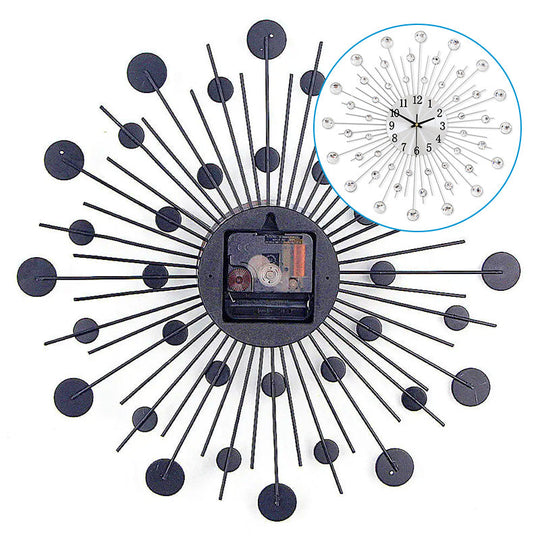 ✨🕰️ 60 % Rabatt ⚡ Kreative Strass-Wanduhr – leiser, minimalistischer Luxus für Wohnzimmer, Esszimmer und Eingangsbereich! 💎🏡