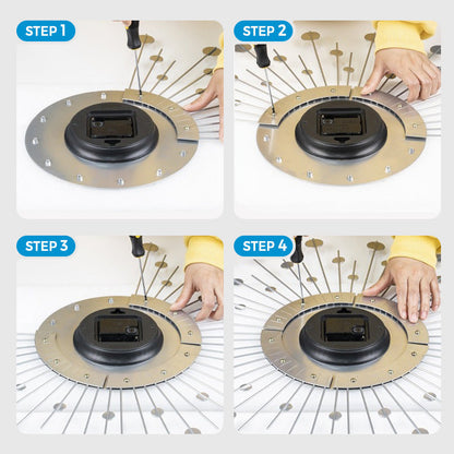 ✨🕰️ 60 % Rabatt ⚡ Kreative Strass-Wanduhr – leiser, minimalistischer Luxus für Wohnzimmer, Esszimmer und Eingangsbereich! 💎🏡