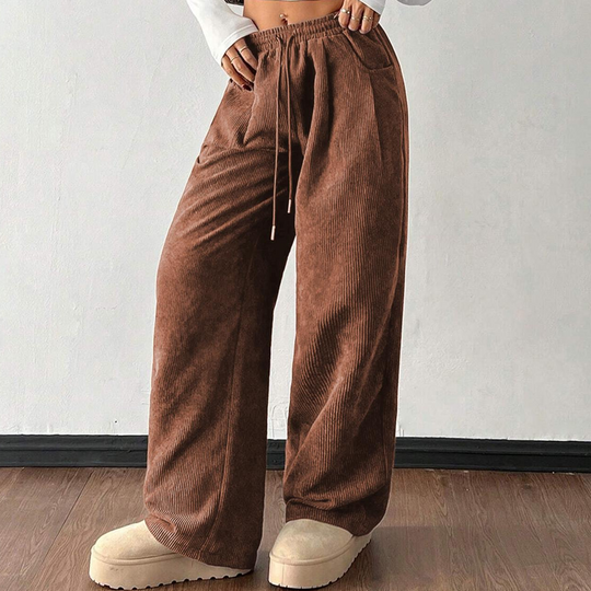 ⌛ Nur noch 3 Tage – 50 % auf alles! ⏰Lässige Weite Cordhose für Damen