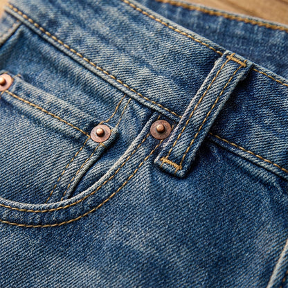 🔥Solange der Vorrat reicht 50 % Rabatt!🎉Damen-Vintage-Hochbund-Weitbeinjeans