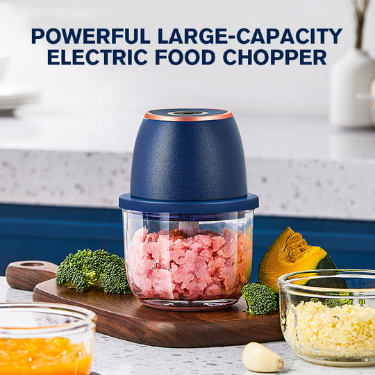 ⚡ 50% RABATT! 🥦 Kraftvoller Großvolumen-Elektrohacker – 1000W Motor, 2L BPA-freie Schüssel &amp; Ein-Tasten-Pulsbetrieb 🥕