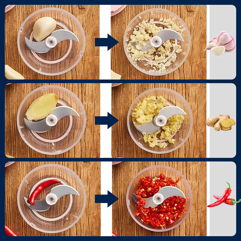 ⚡️🌿 Kraftvoller Großvolumen-Elektrohacker – Schnell, gründlich, vielseitig! Perfekt für gesunde Ernährung &amp; nachhaltige Küche. 💪🥦