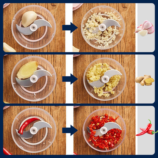 ⚡️🌿 Kraftvoller Großvolumen-Elektrohacker – Schnell, gründlich, vielseitig! Perfekt für gesunde Ernährung &amp; nachhaltige Küche. 💪🥦