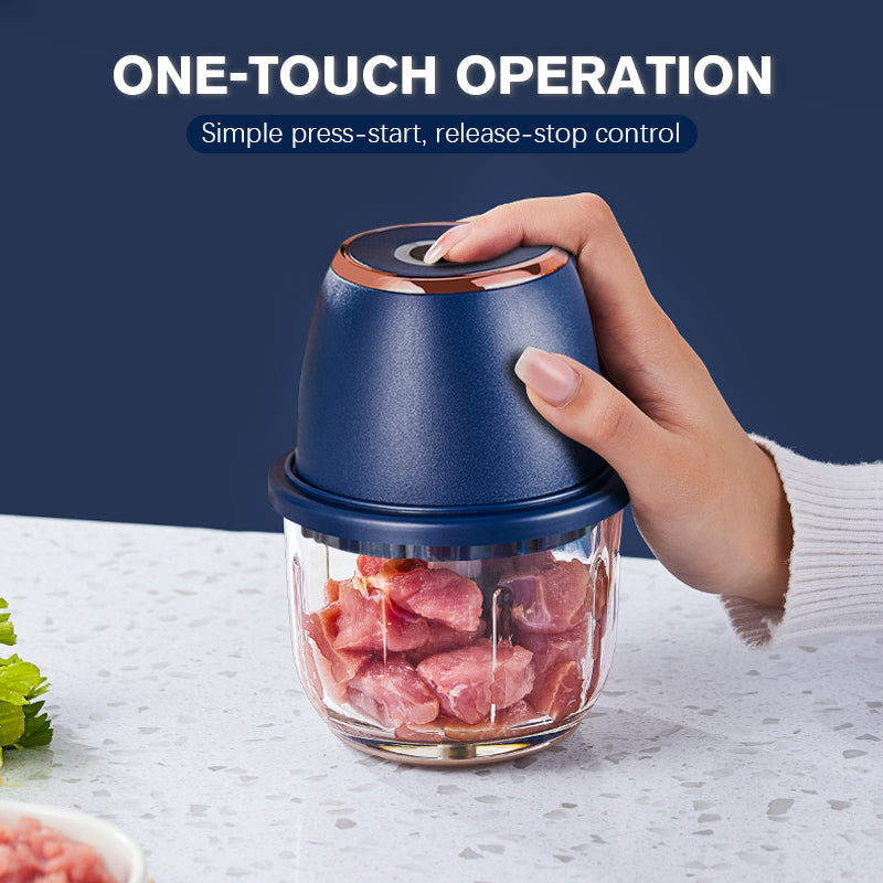 ⚡ 50% RABATT! 🥦 Kraftvoller Großvolumen-Elektrohacker – 1000W Motor, 2L BPA-freie Schüssel &amp; Ein-Tasten-Pulsbetrieb 🥕