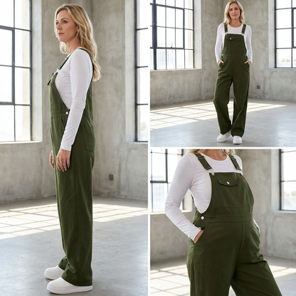 Damen Retro-Cargo-Overalls mit Taschen🔥Kauf 2 Artikel versandkostenfrei🔥