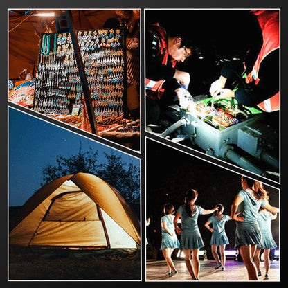 💡🔋Notfall-LED mit 1200mAh Akku: A19 E26/E27 12W (60W hell), 6000K Tageslicht 🏠⛺für Stromausfall & Camping – wiederaufladbar & langlebig