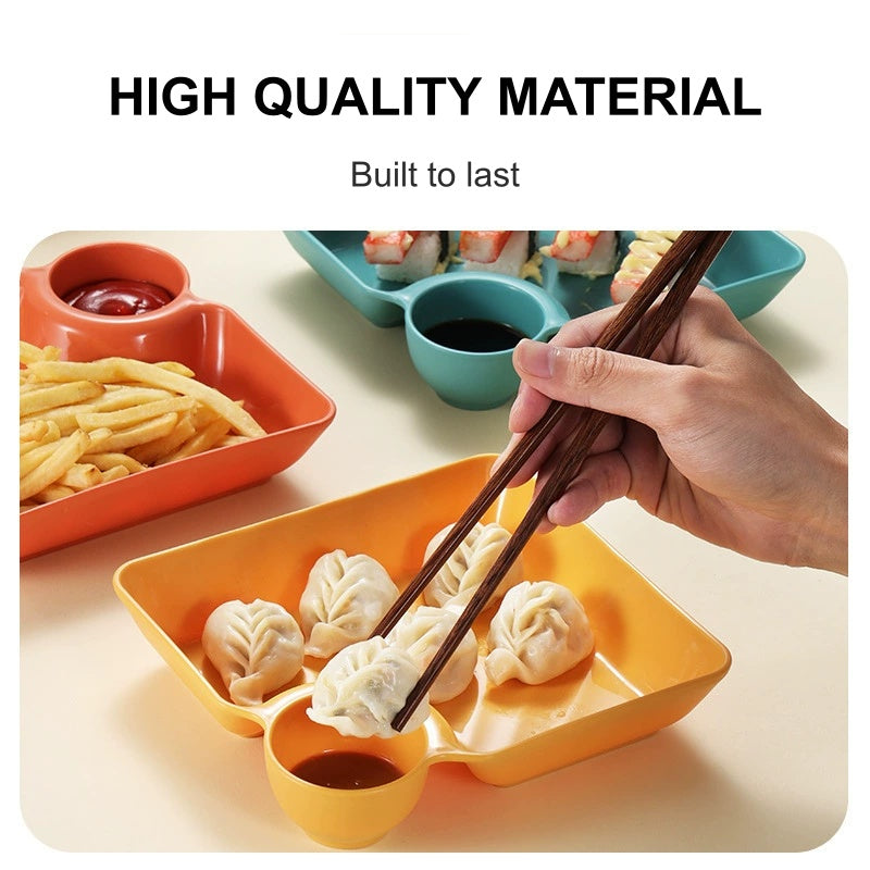 Snack- und Vorspeisenplatte mit Soßenhalter