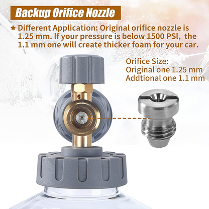 📢📢50 % Rabatt!! ⏰💦 Hochdruck-Schaumpistole für die Autowäsche - Entfernt schonend hartnäckigen Schmutz & schützt den Lack | PROFESSIONELLE AUTOWASCHE ZU HAUSE🚗