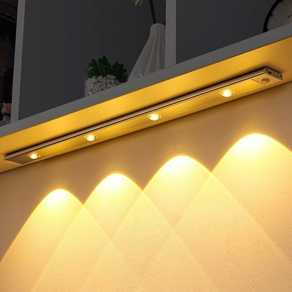 💡LED-Schrankleuchte mit Bewegungsmelder (🔥4 Stück, kostenloser Versand)
