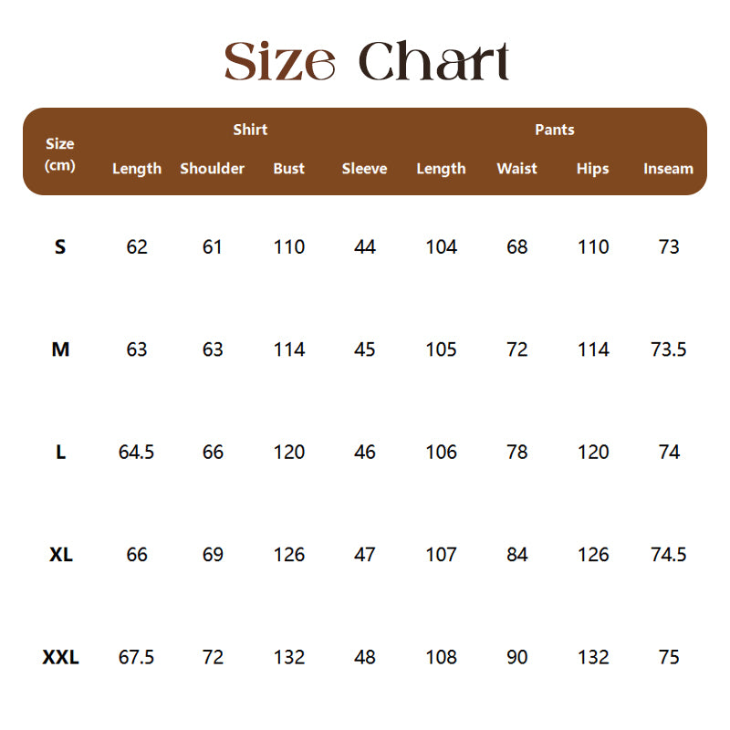 Zweiteiliges Set aus locker sitzendem Damenhemd und weit geschnittener Hose