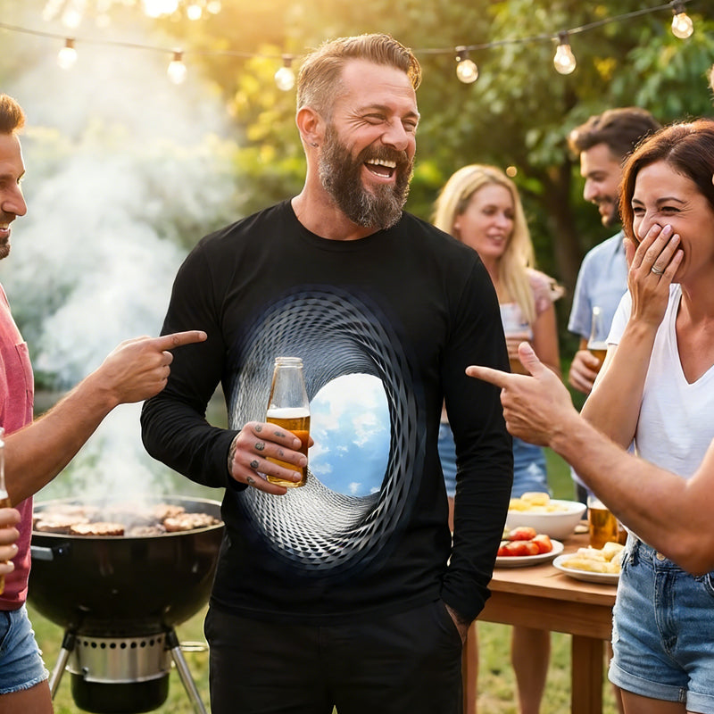 Herren-Top mit 3D-Digitaldruck