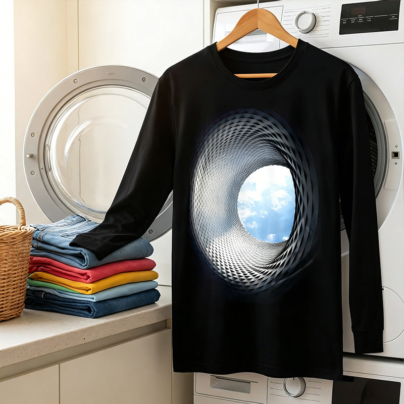 Herentop met 3D digitale print