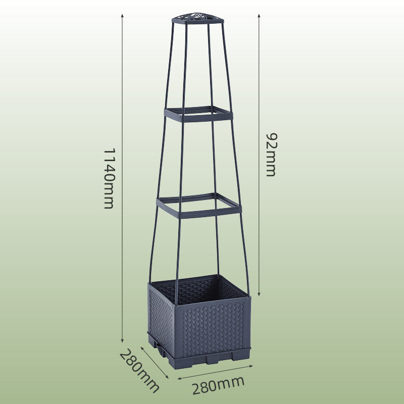 Gartenhochbeet Pflanzkästen mit Rankgitter｜Perfekt für Kletterpflanzen und Gemüseanbau