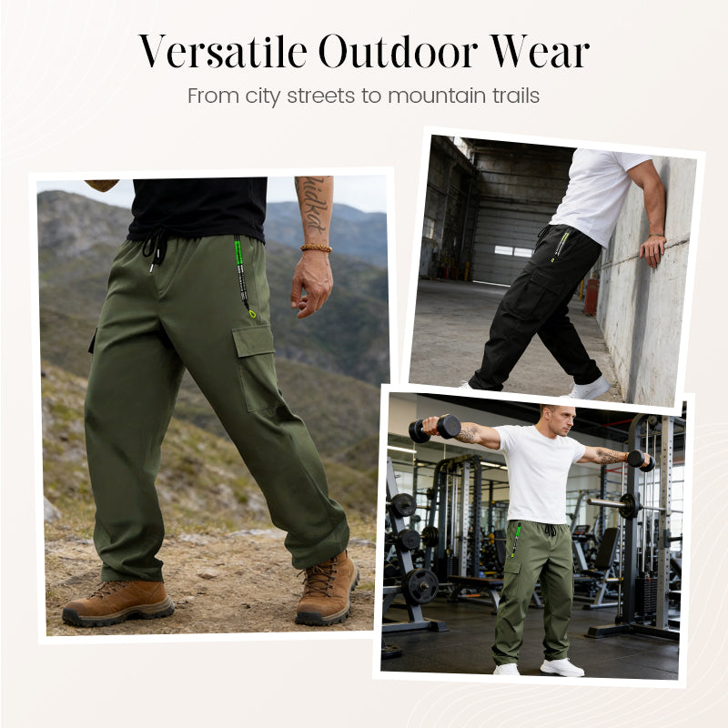 👖 50% RABATT! 💎 Herren Outdoor-Cargohose – Atmungsaktiv & Vielseitige Taschen – Robustes Material, Ganztagskomfort & Inkl. Gratis T-Shirt