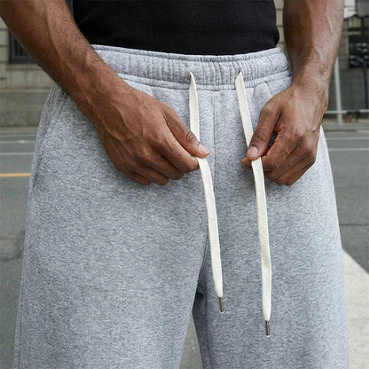 🩳 60 % RABATT! 👖 Lässige Herrenhose mit Kordelzug – Bequemer Baumwollstoff, Taschen und lässiger Stil für Alltag und Training 🏃‍♂️