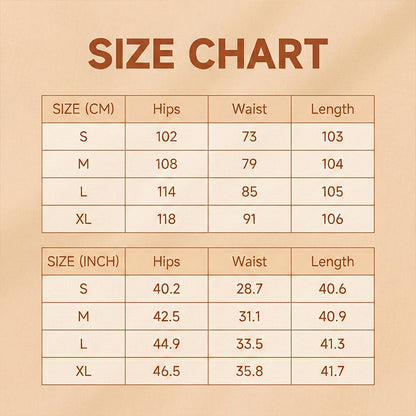 ⌛ Nur noch 3 Tage – 50 % auf alles! ⏰ Damen-Hose mit hohem Bund, weitem Bein und einfarbigem Bein