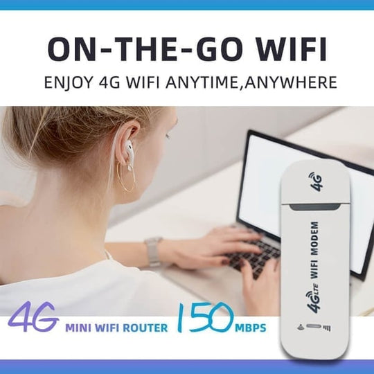 📶 54% RABATT! 🌐 2026 4G LTE USB-Mobilfunkrouter – Hochgeschwindigkeits-Internet Überall, Unterstützt Mehrere Geräte &amp; Einfache Einrichtung 🔋