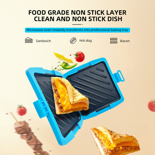 📢📢50 % RABATT！！💥Mikrowellen-Toaster & Sandwichmaker