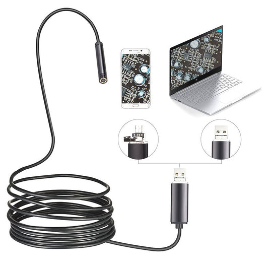 Wasserdichte USB-Endoskopkamera mit LED