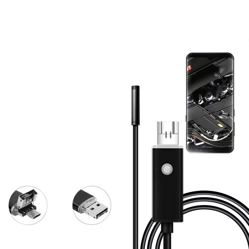 Wasserdichte USB-Endoskopkamera mit LED