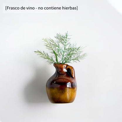 🎁Weihnachtsangebot🌸Mini-Keramikvase als Kühlschrankmagnet