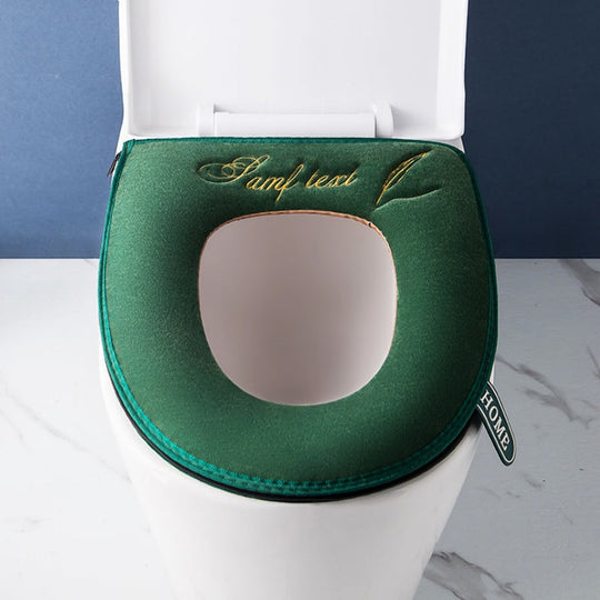 🔥HEISSER VERKAUF 50 % RABATT✨Wasserdichter Toilettensitzbezug mit Reißverschluss und Griff