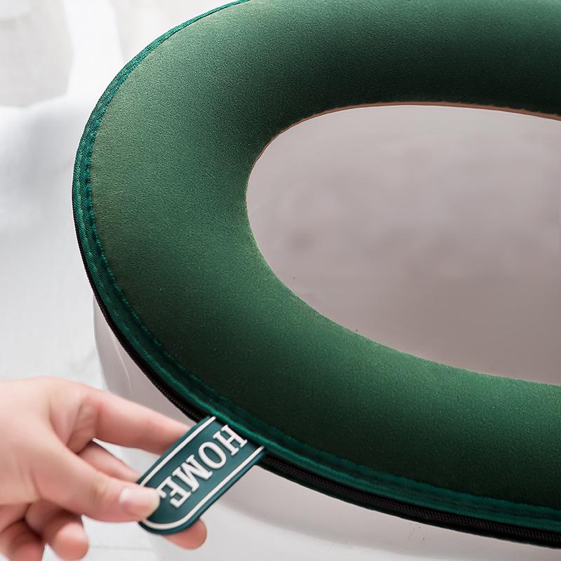 🔥HEISSER VERKAUF 50 % RABATT✨Wasserdichter Toilettensitzbezug mit Reißverschluss und Griff