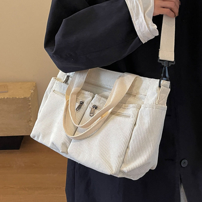 👜 58 % RABATT! 🤎 Elegant skulderveske i vintage-stil – ensfarget, praktisk &amp;  Stilig for hverdagen ✨