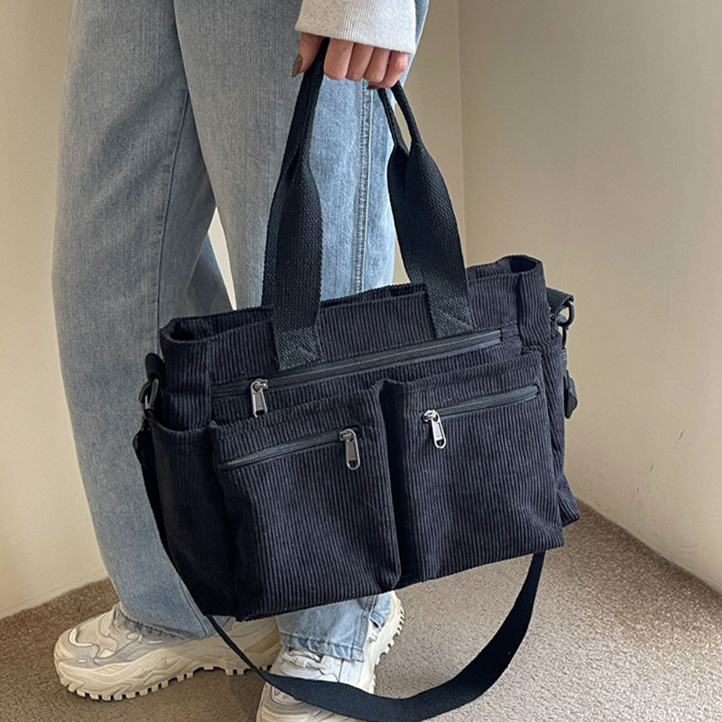 👜 58 % RABATT! 🤎 Elegant skulderveske i vintage-stil – ensfarget, praktisk &amp;  Stilig for hverdagen ✨