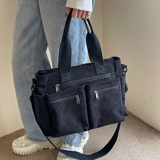 👜 58 % RABATT! 🤎 Elegant skulderveske i vintage-stil – ensfarget, praktisk &amp;  Stilig for hverdagen ✨