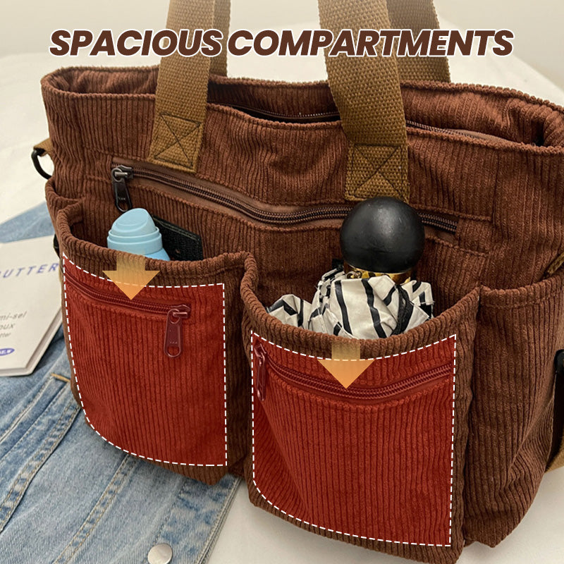 👜 58 % RABATT! 🤎 Elegant skulderveske i vintage-stil – ensfarget, praktisk &amp;  Stilig for hverdagen ✨
